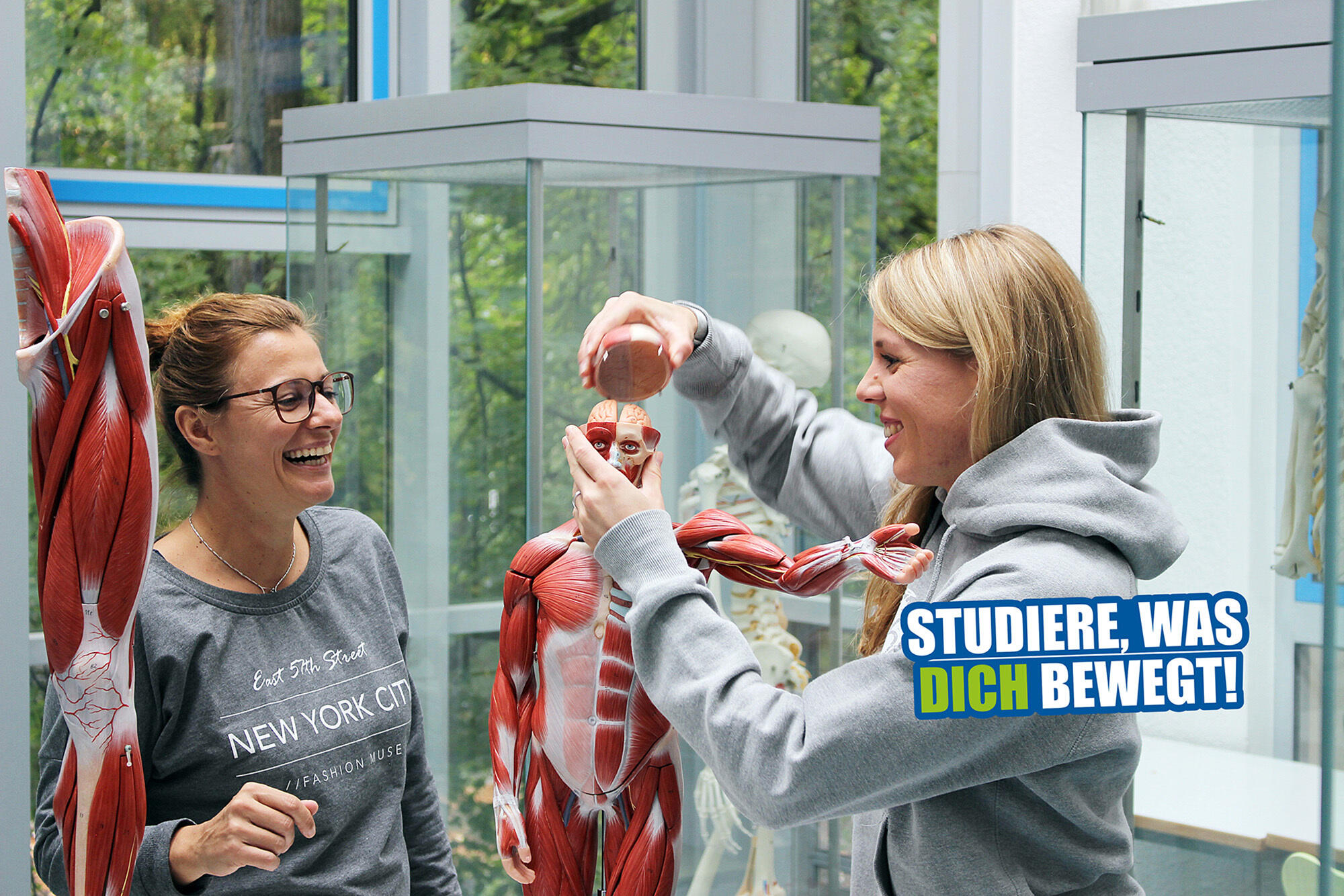 Abbildung von Studierenden an der Sporthochschule
