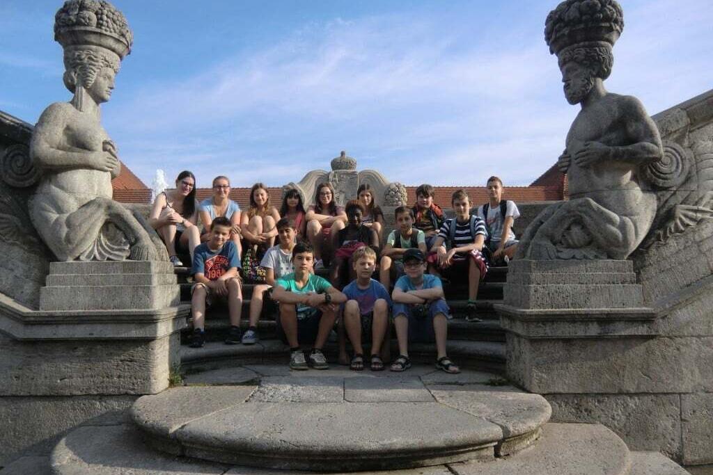 Schüler besuchen Orte historischer Wassernutzung in Bad Nauheim