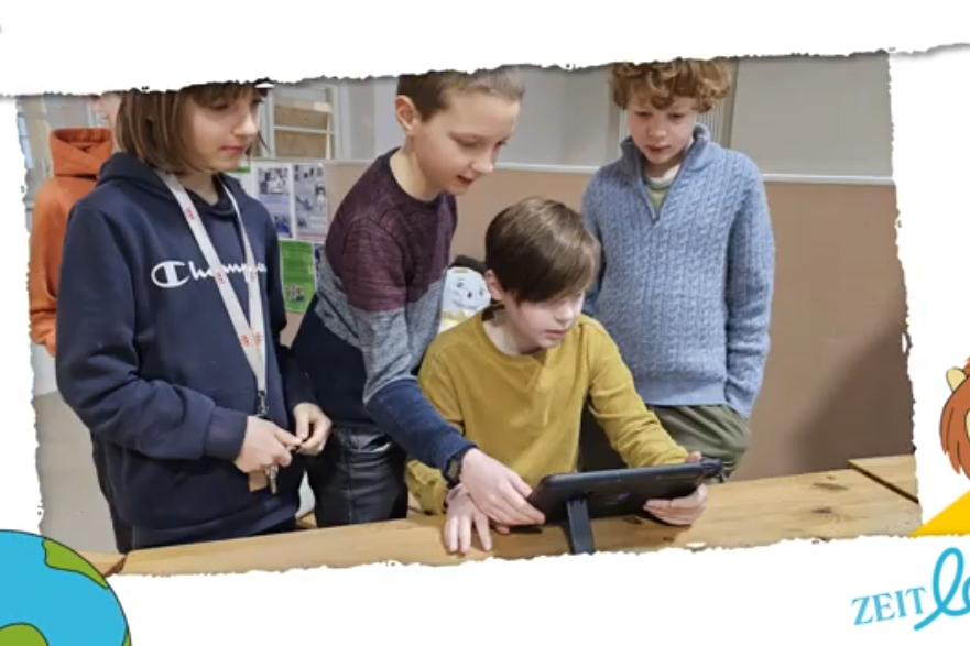 Kinder bei der Weltretter-Mission