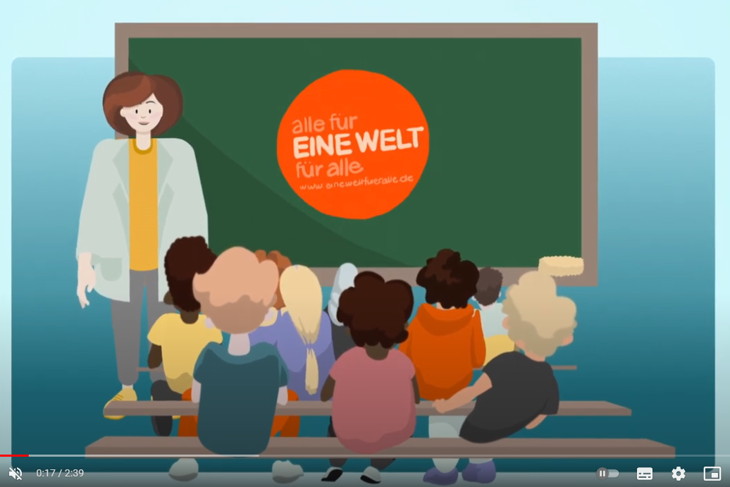 Lehrerin und Schulklasse