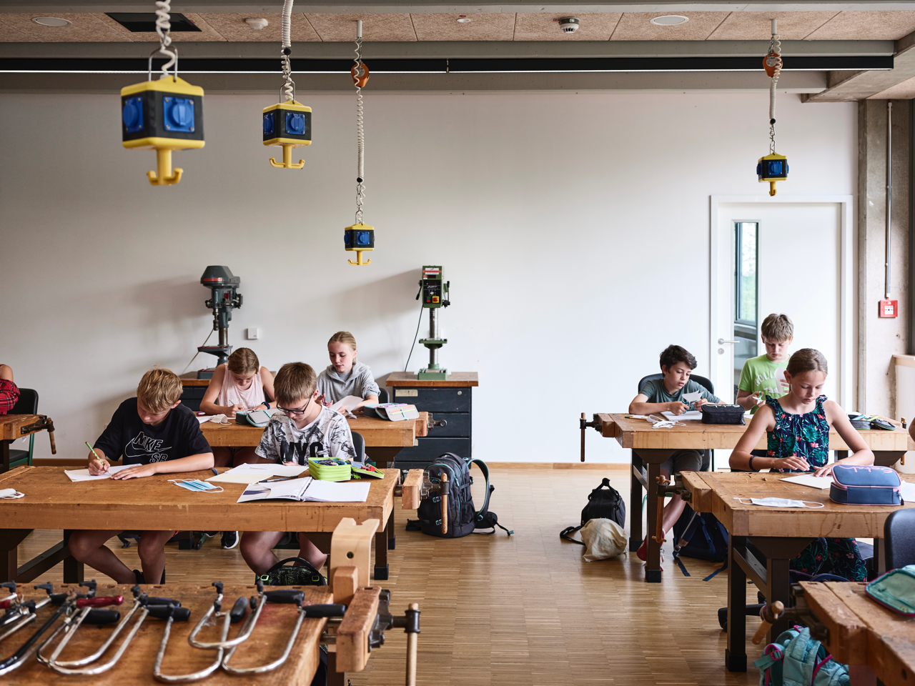 Klassenzimmer der Kooperative Gesamtschule Leeste.