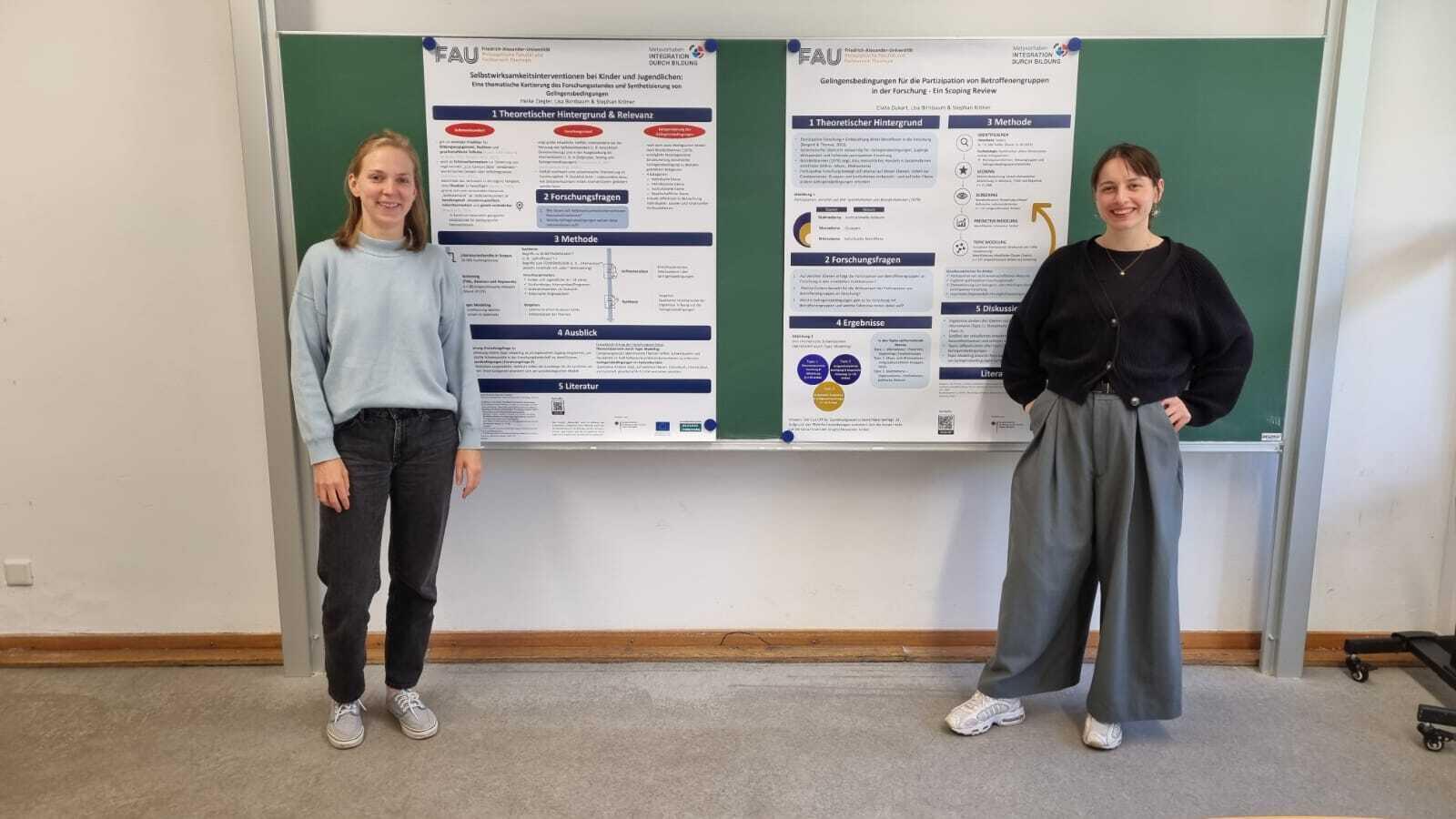 Elvira Dukart und Heike Ziegler beim Tag der Forschung