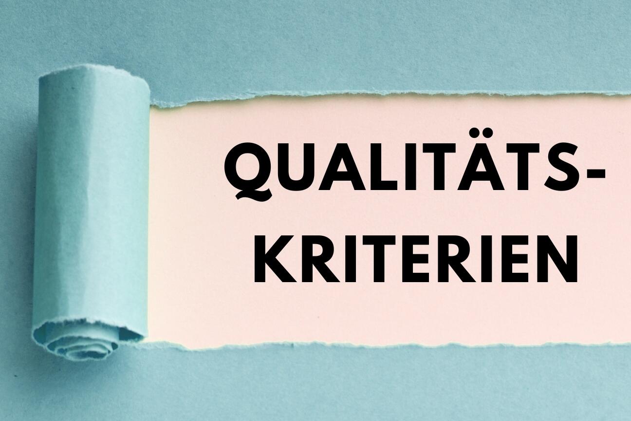 Qualitätskriterien