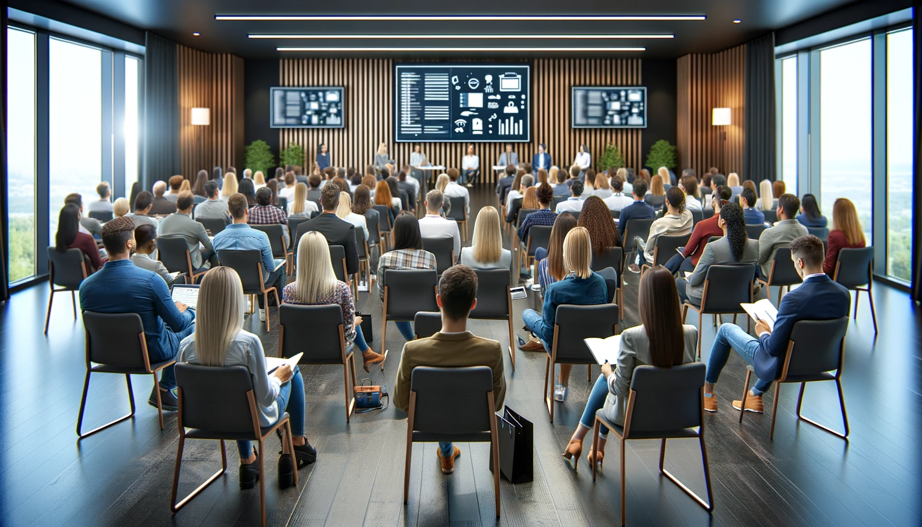 Konferenz mit Teilnehmenden