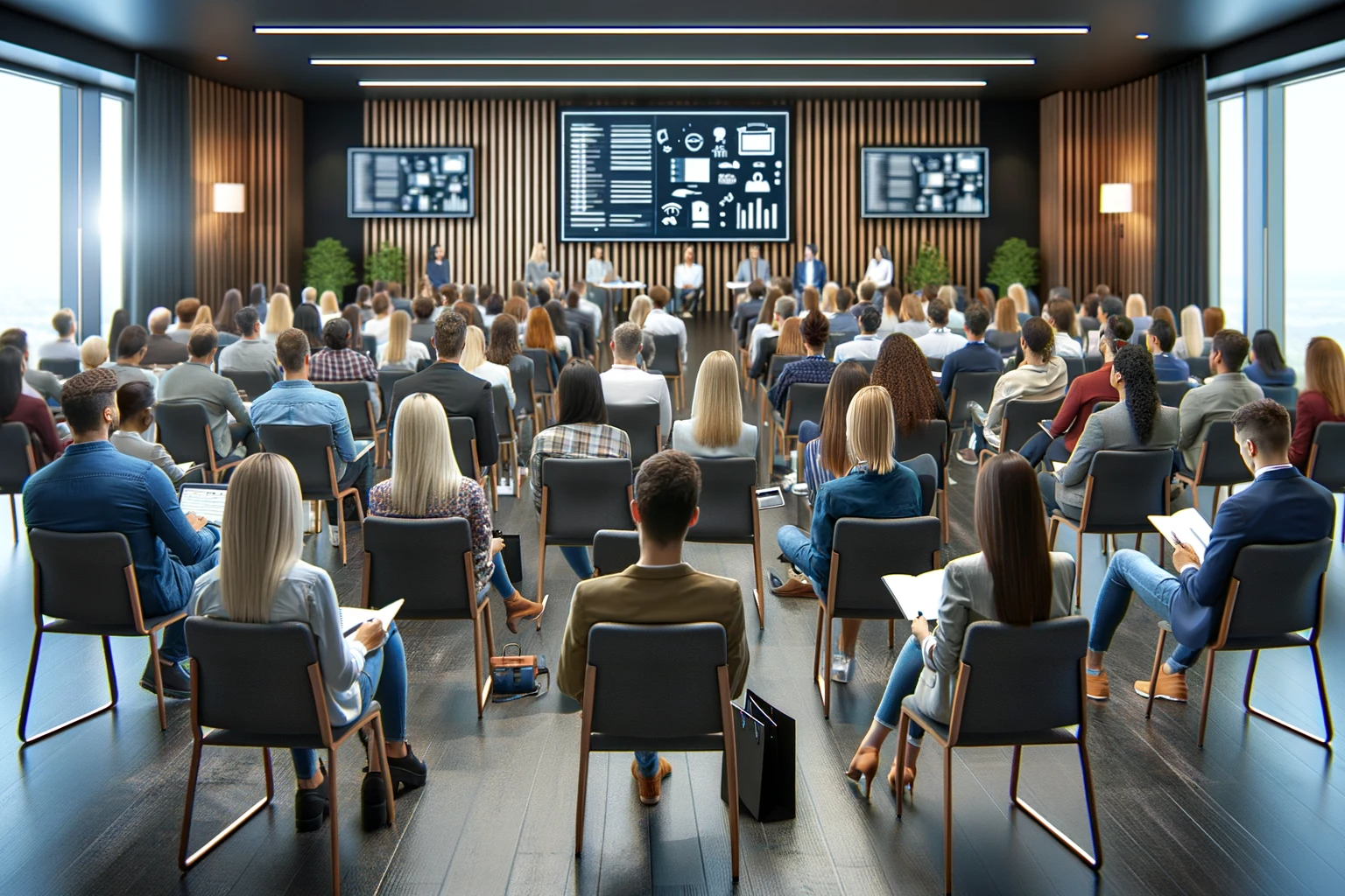 Konferenz mit Teilnehmenden