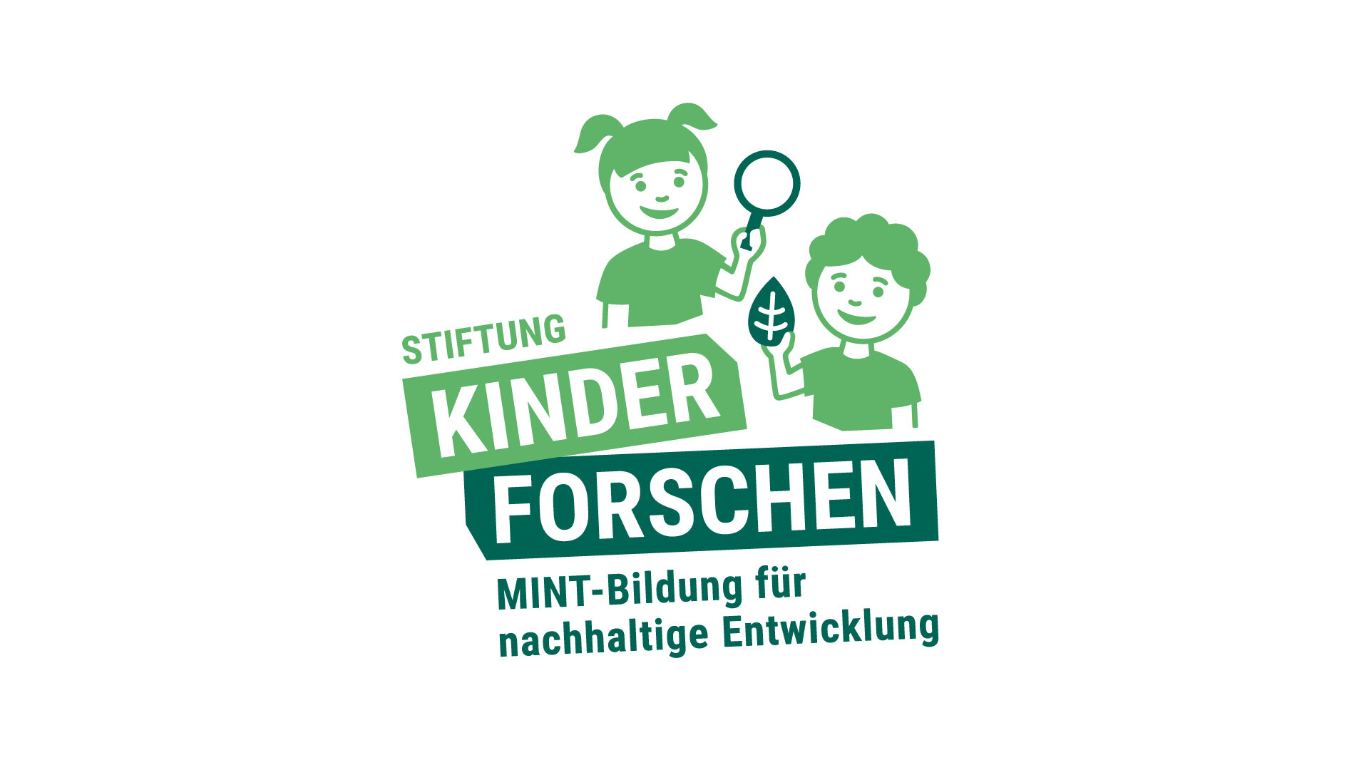 Logo mit Junge und Mädchen
