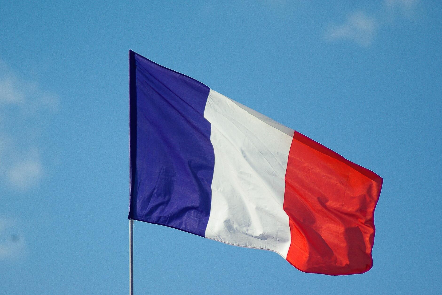 Französische Flagge.