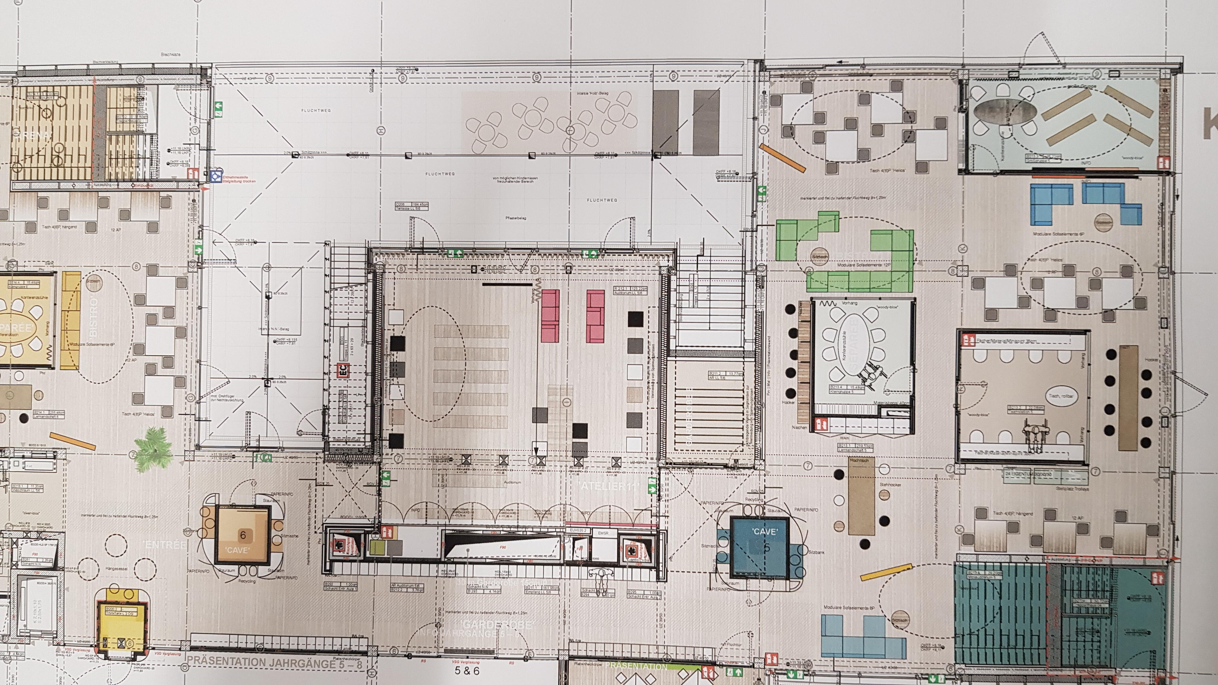Grundriss Lernlandschaften Heliosschule