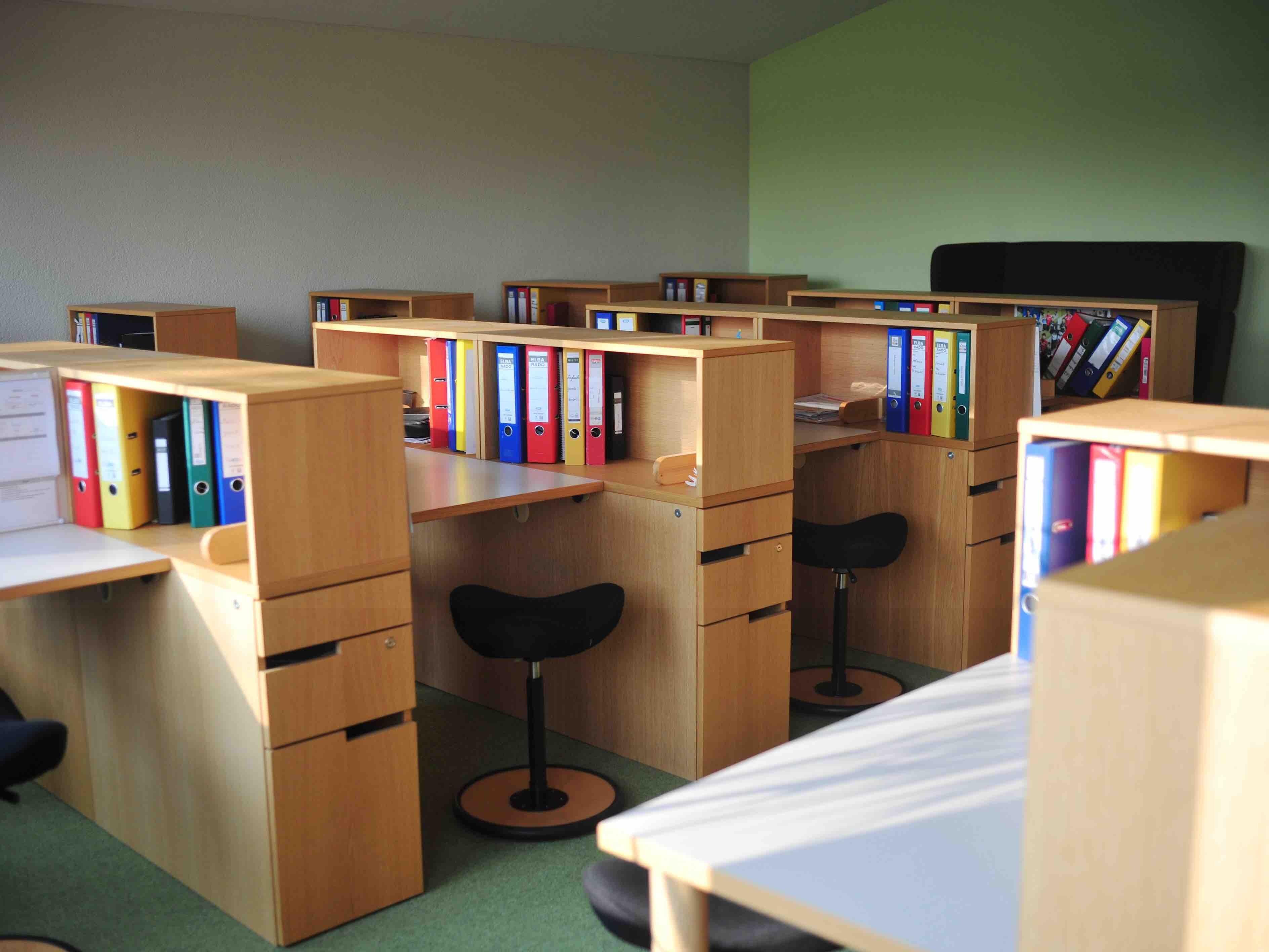Lernatelier und Arbeitsplätze im grünen Haus der Alemannenschule Wutöschingen