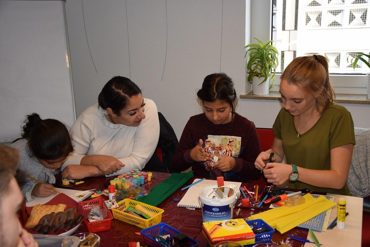 Ablas gemeinsam mit ihren Mentees