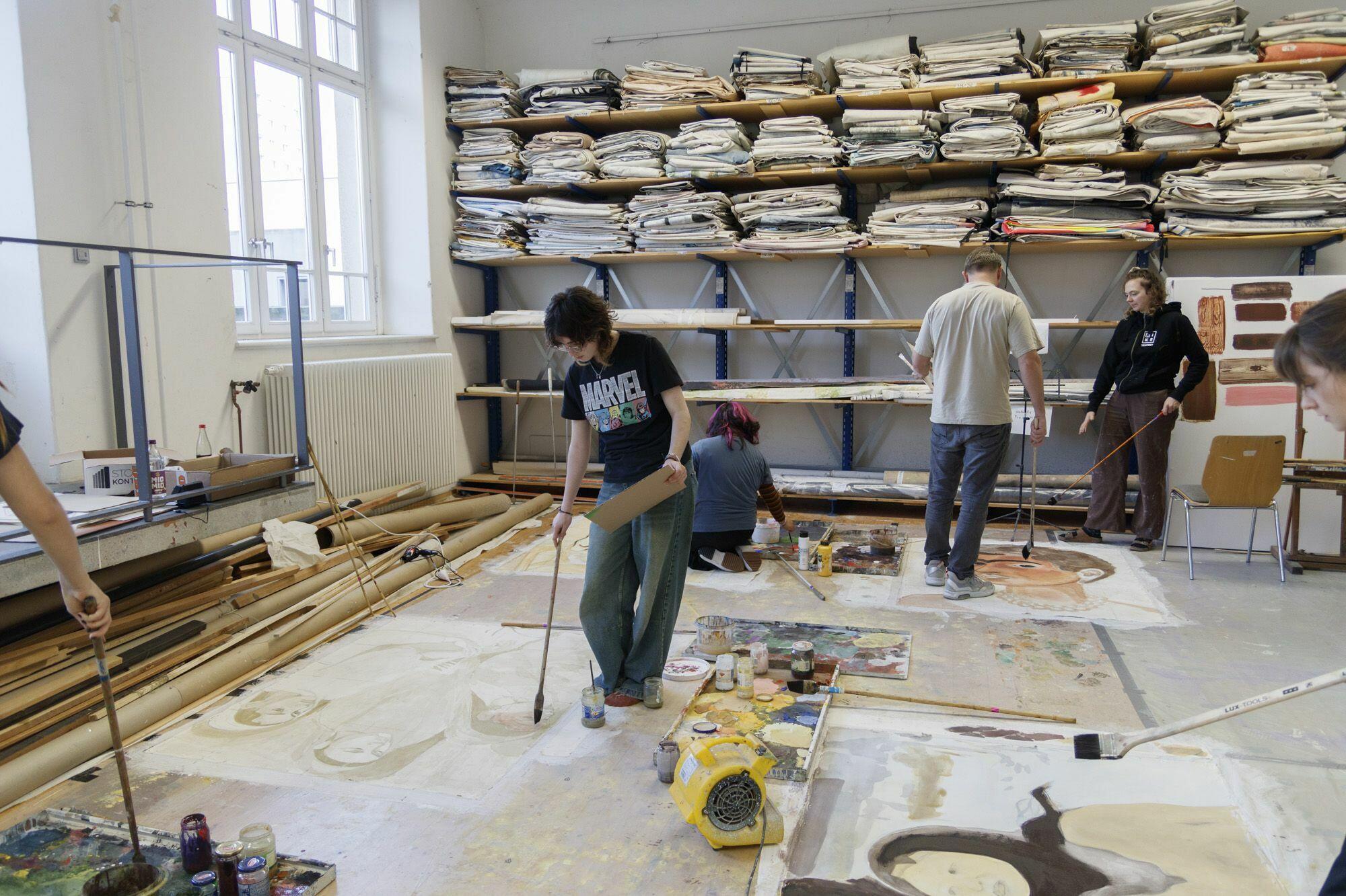 Praktische Erarbeitung eines Prospektes in der Studienrichtung Szenische Malerei