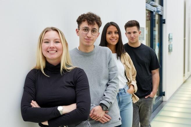 Gruppe mit beruflichen Talenten