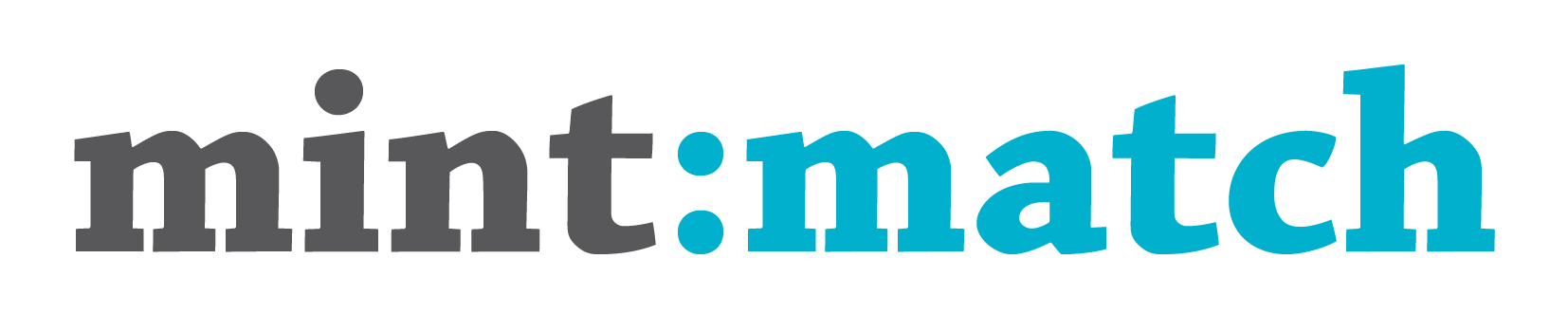 mint:match Schriftzug