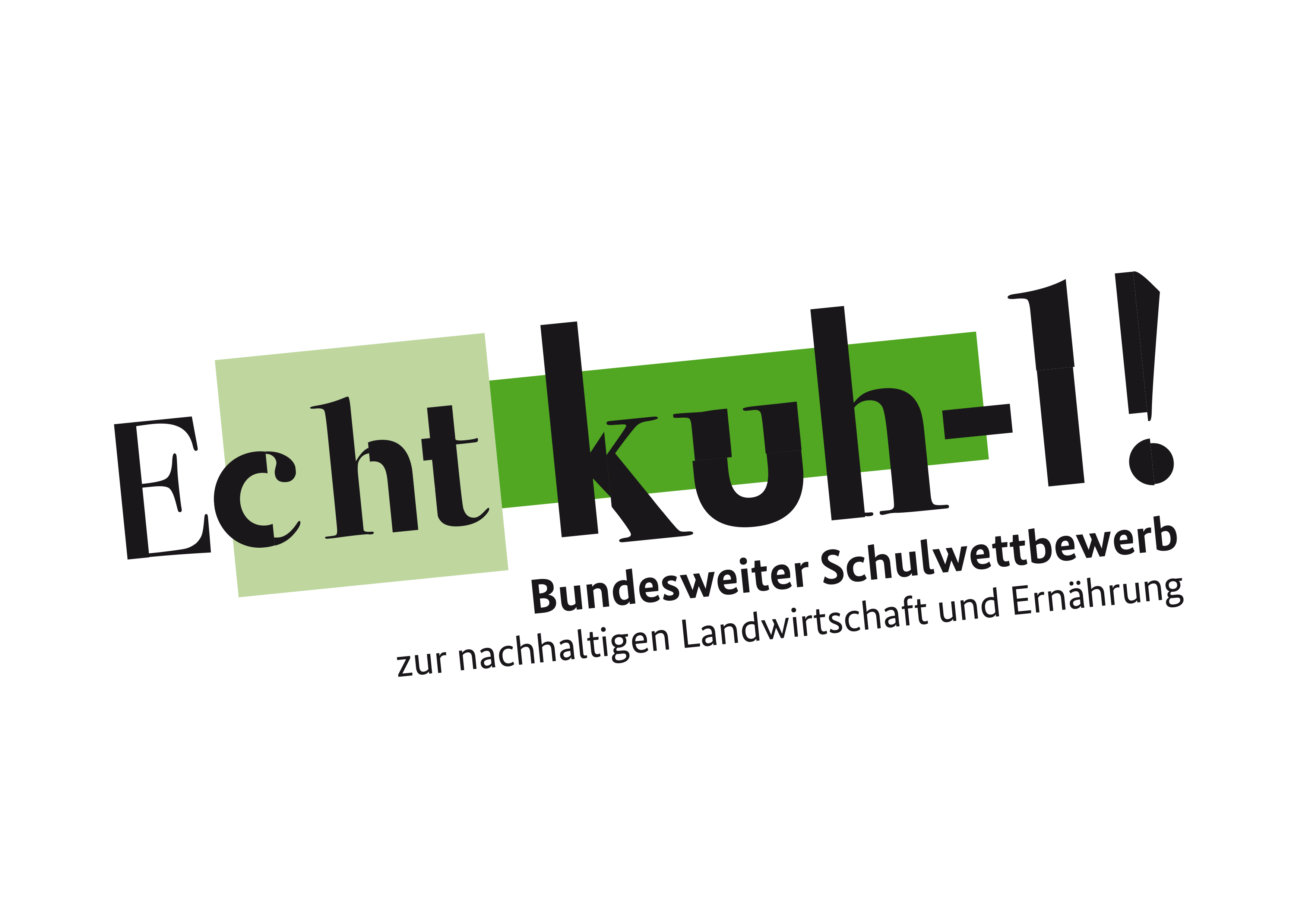 Logo Schülerwettbewerb "Echt kuh-l!"