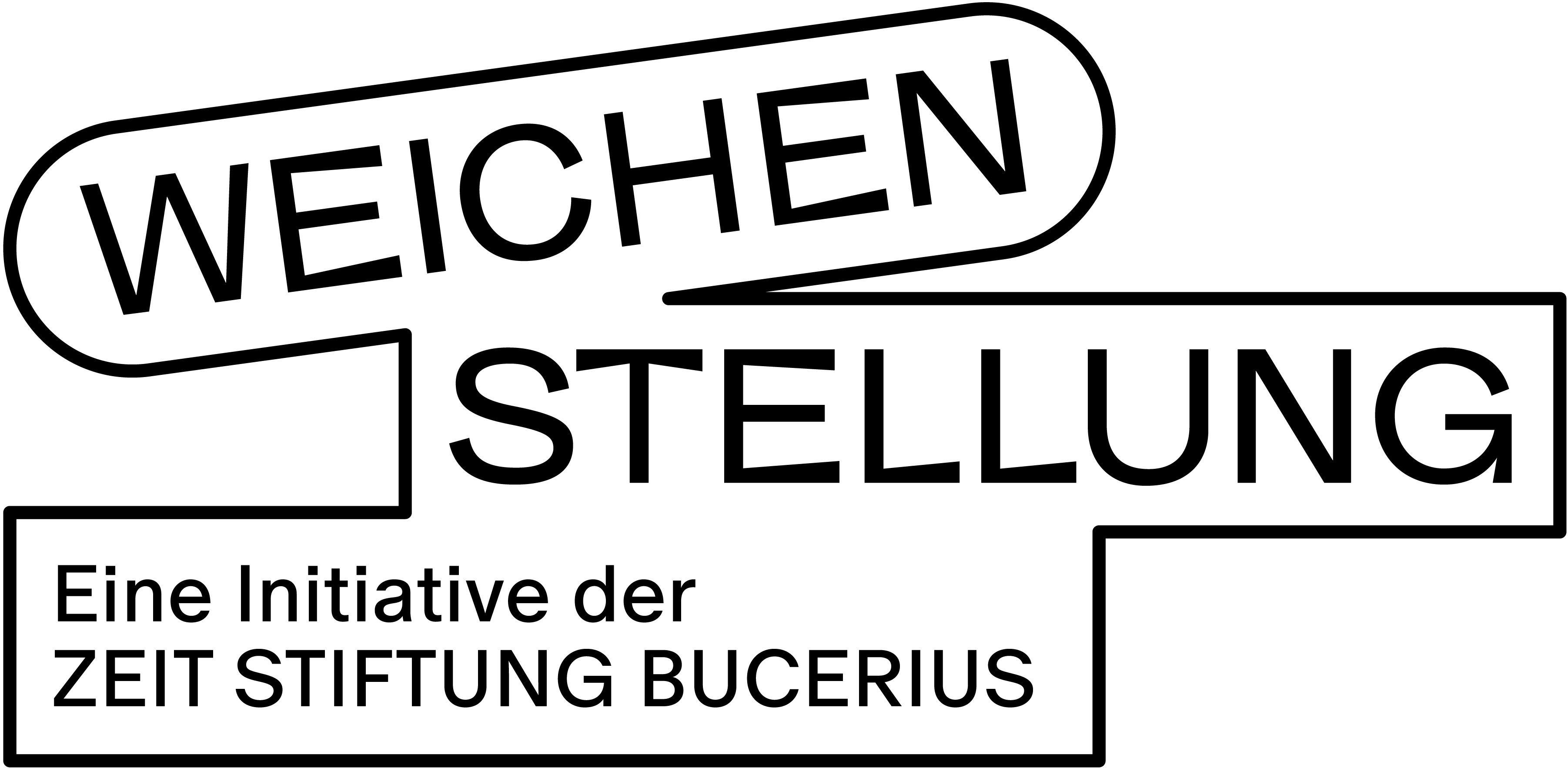 Das Logo der ZEIT STIFTUNG BUCERIUS für ihre Angebote im Rahmen der Projekte "Weichenstellung".