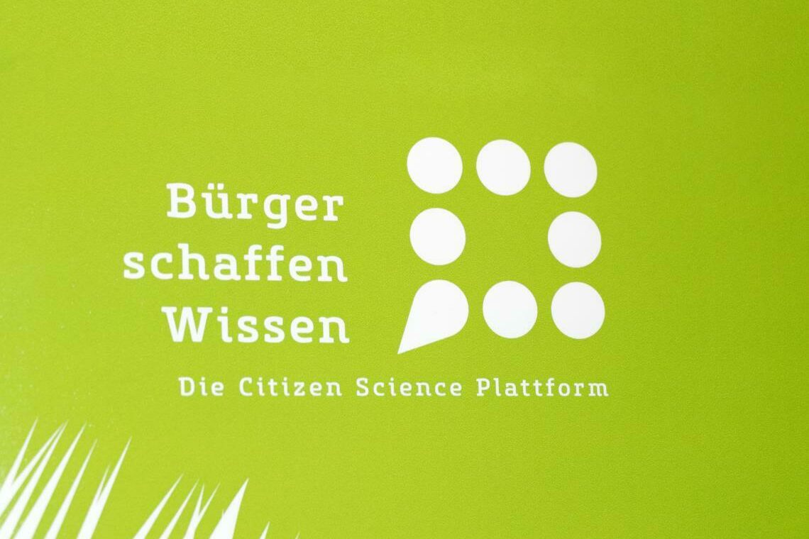 Grafik, Logo der Plattform "Bürger schaffen Wissen"