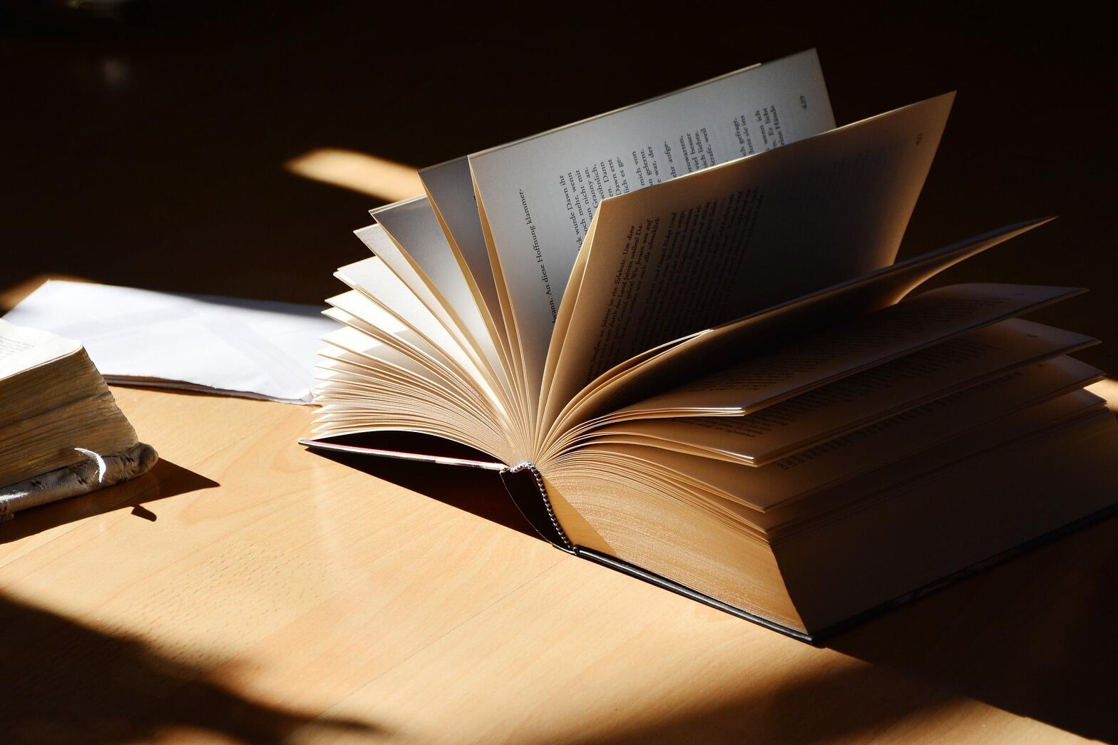 Abbildung eines aufgeschlagenen Buches