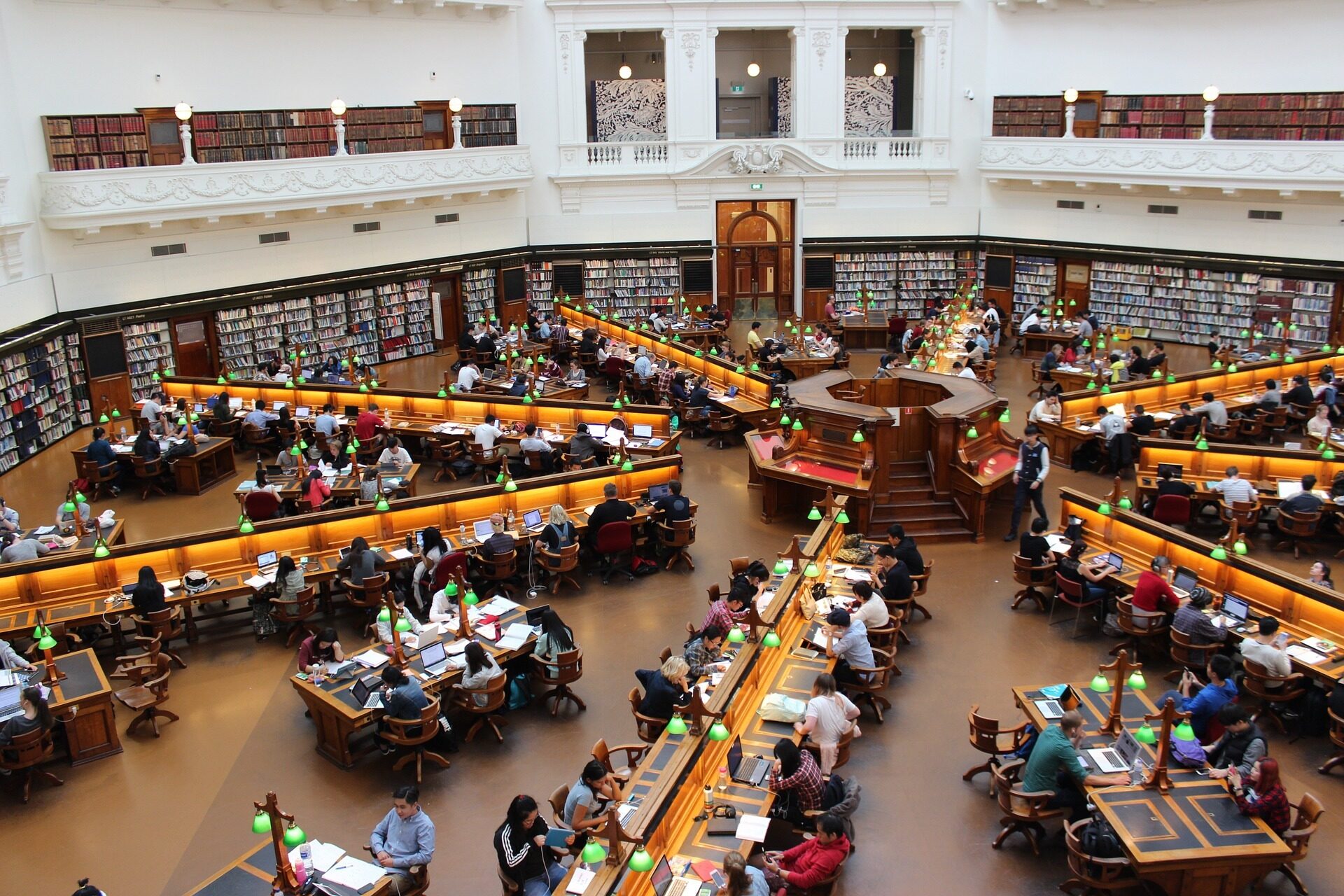 Abbildung einer Universitätsbibliothek