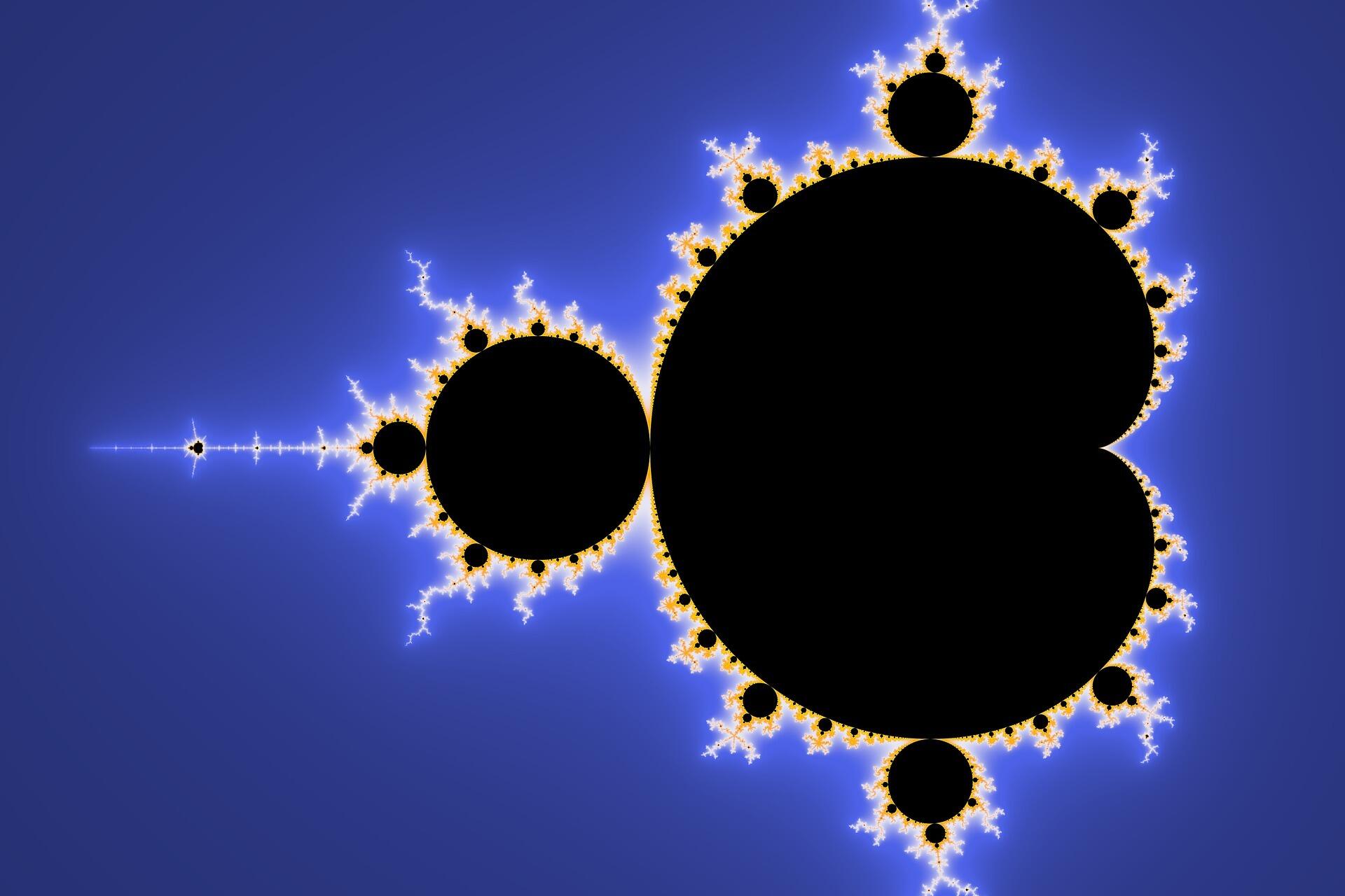 Abbildung eines Fraktals nach Mandelbrot zur Veranschaulichung des Faches Mathematik bzw. MINT.