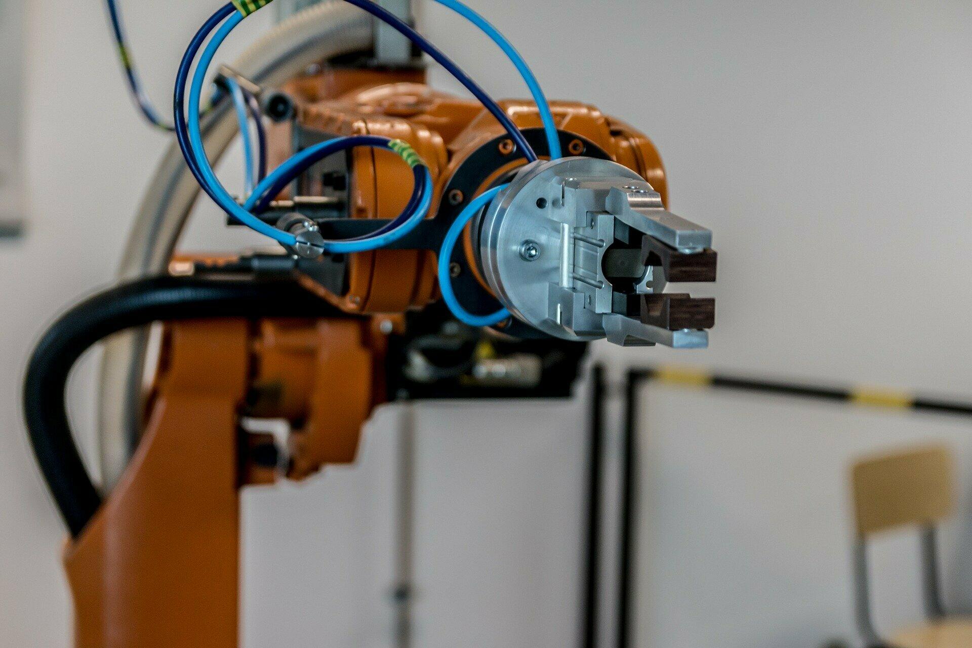 Abbildung eines Roboter-Armes.