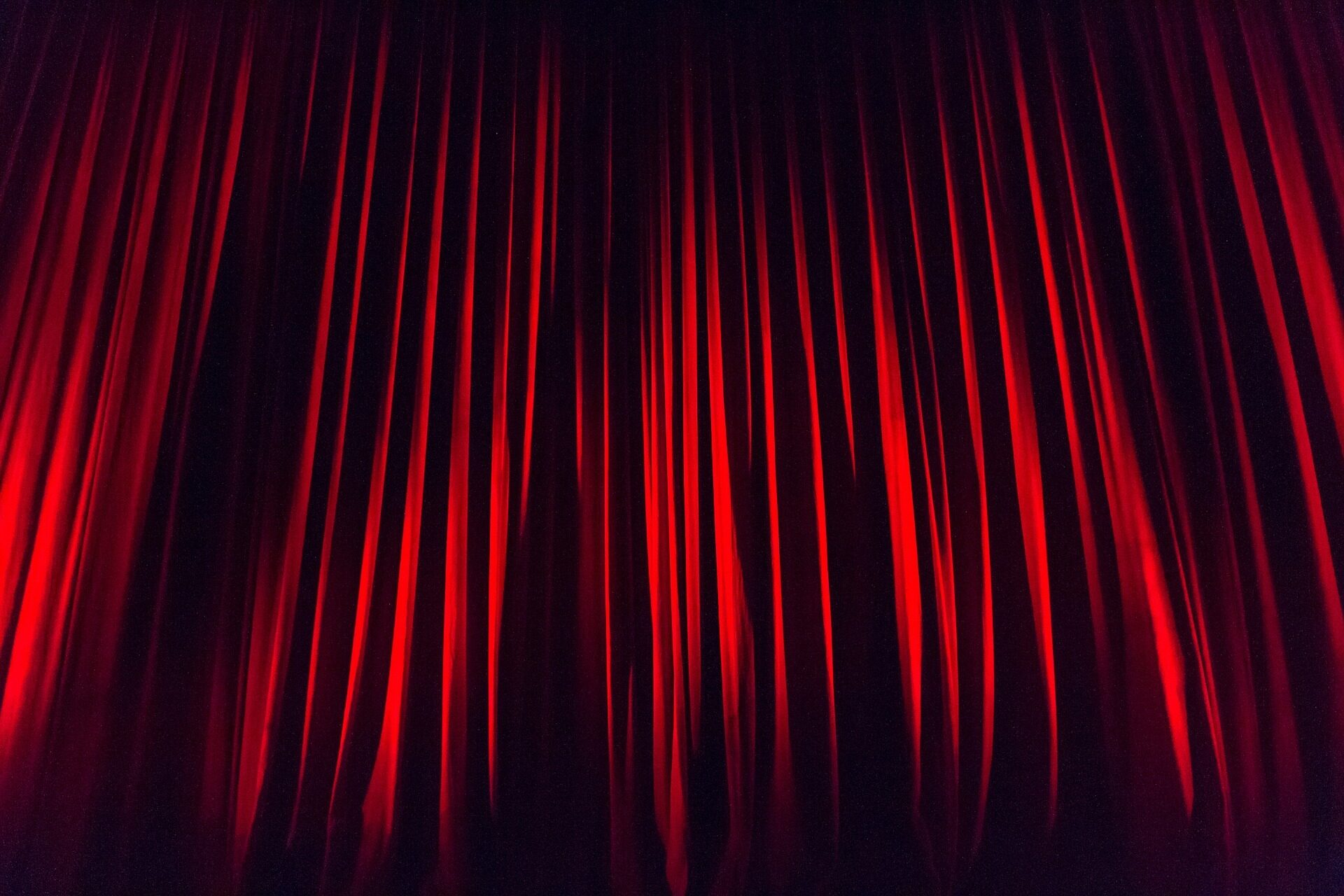 Roter Bühnen-Vorhang
