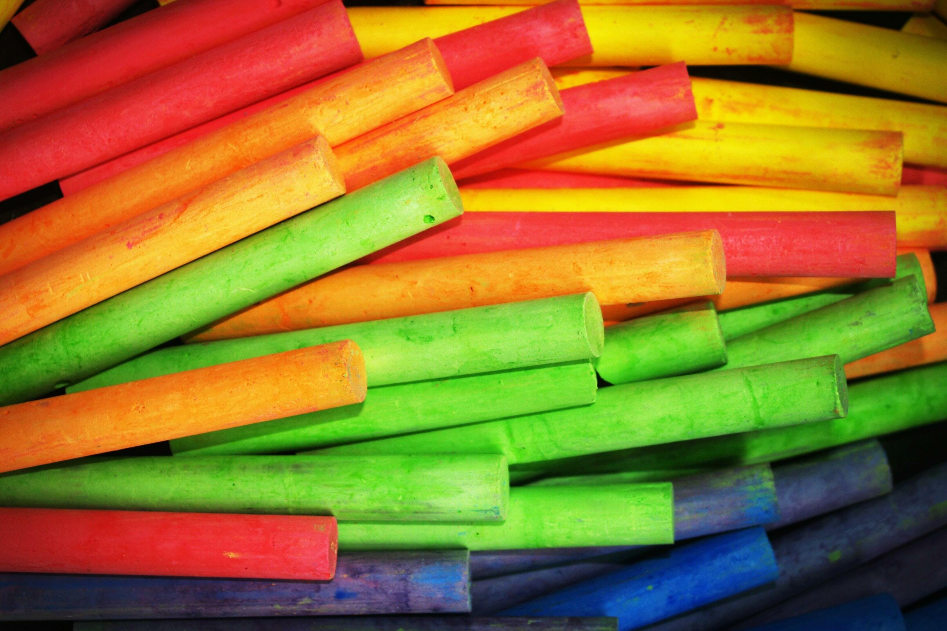 Bunte Kreidestifte