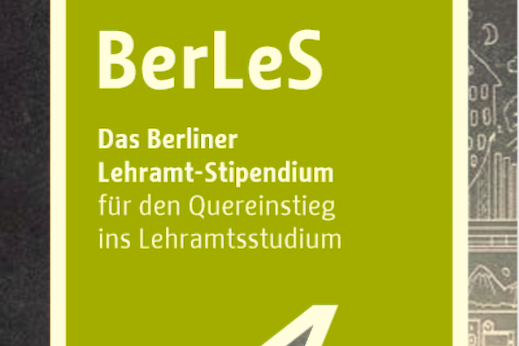 Cover des Flyers zum Berliner Lehramt-Stipendium