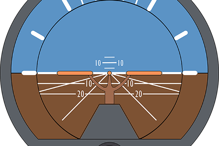 Grafische Darstellung eines Flugsimulators