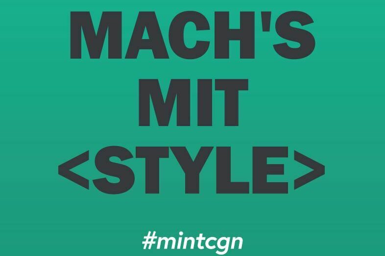 Foto der Website des Mint-Festivals in Köln