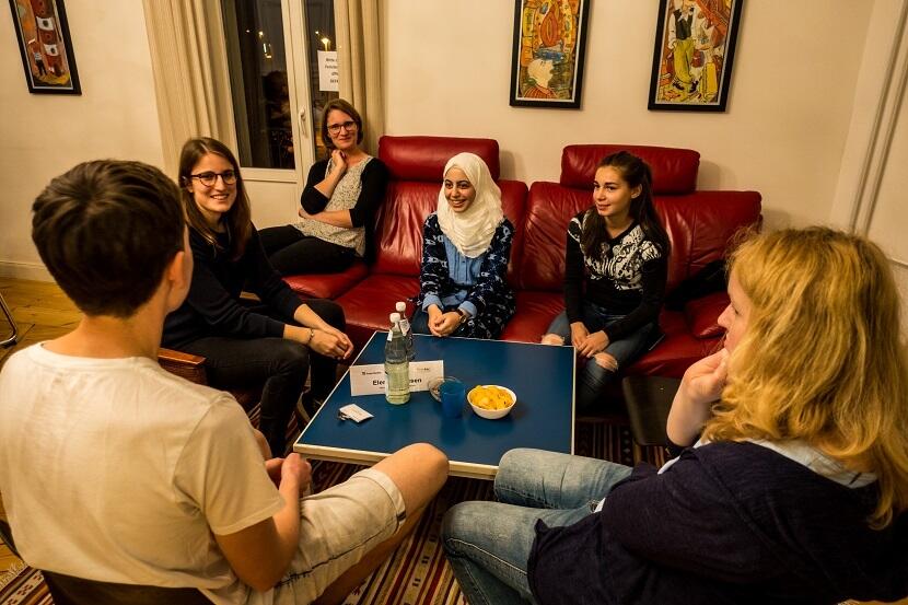 Role-Model Abend mit Studierenden aus dem MINT-Bereich: Abbildung von Teilnehmerinnen und Teilnehmern